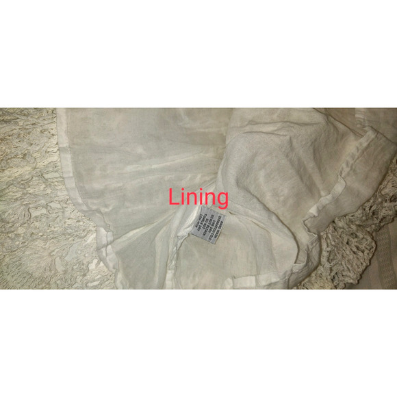 Raviya White Crocheted Skirt Dress Sz M Bohemian Beautiful Crochet Lined Medium - Picture 13 of 16